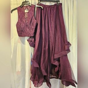 Junior's Purple Prom Dress